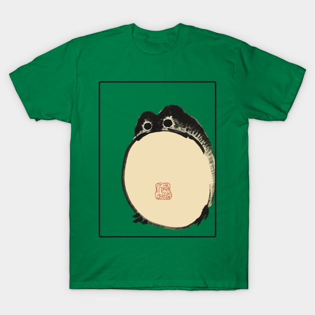 Matsumoto Hoji Grumpy frog toad T-Shirt by goatboyjr